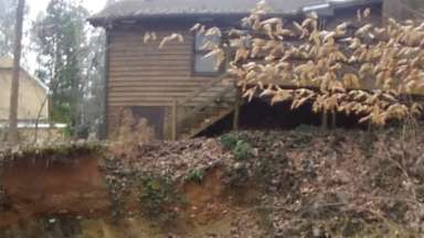 old english court stream erosion