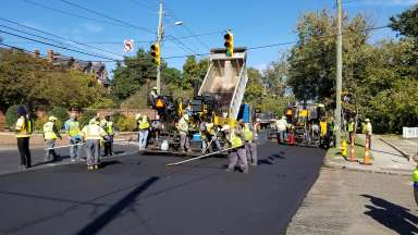 Paving Person Street