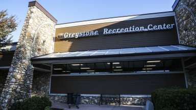 The exterior of Greystone Recreation Center