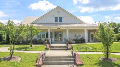 The outside of the neighborhood center