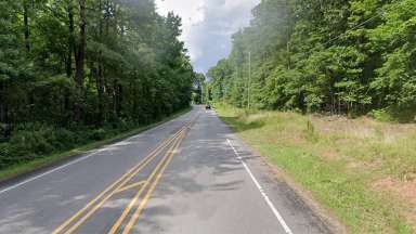 Ebenezer Church Road, shows goat path