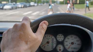 vision zero driver at the wheel