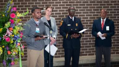 Raleigh Healing Together event with speakers