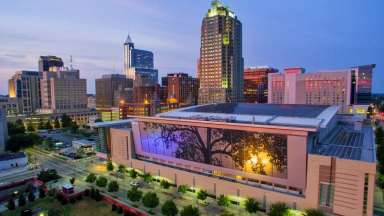 Raleigh Convention Center with Rooftop Solar