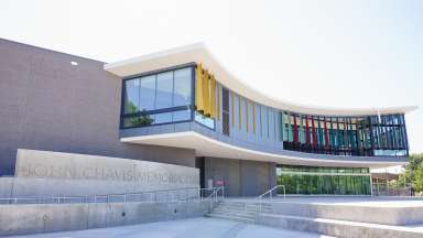 an image of the John Chavis Memorial Park entrance