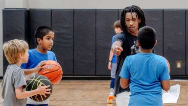 basketball and kids