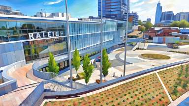 Reflecting Raleigh - The Next Comprehensive Plan - Stylized Image of Union Station