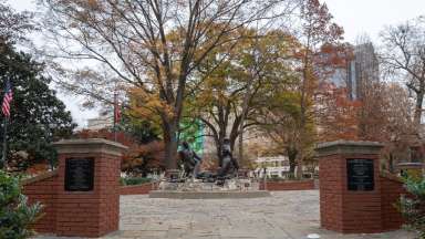 a picture of a square in Raleigh