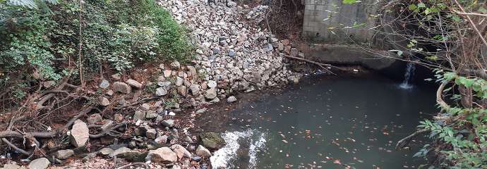 culvert and stream