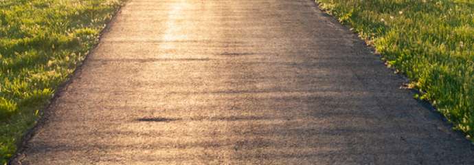 paved greenway trail