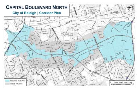 Capital Blvd North Map