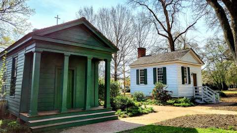 picture of the law building at mordecai historic park