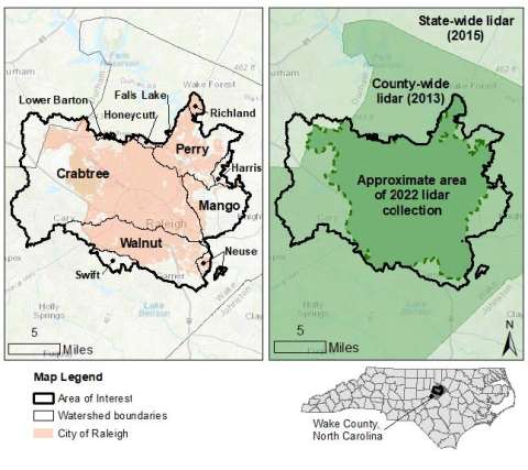 Raleigh Erosion Study Area