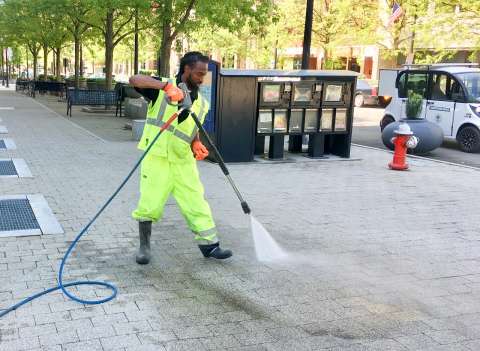 downtown powerwashing