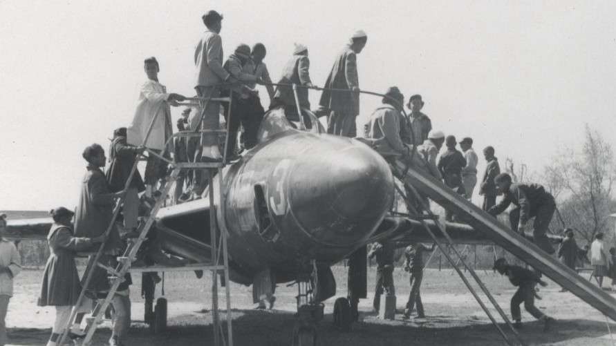 Cougar plane at Chavis park