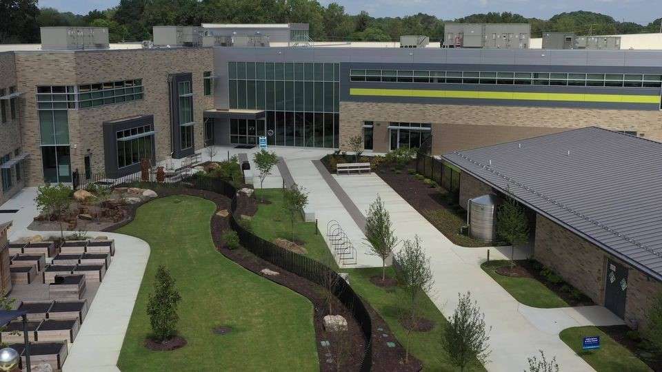 Overhead view of SE Raleigh YMCA