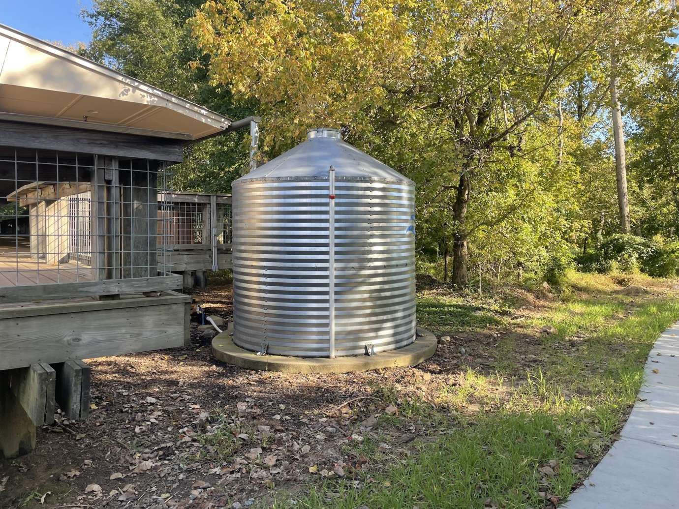 Walnut Creek Wetland Center Cistern