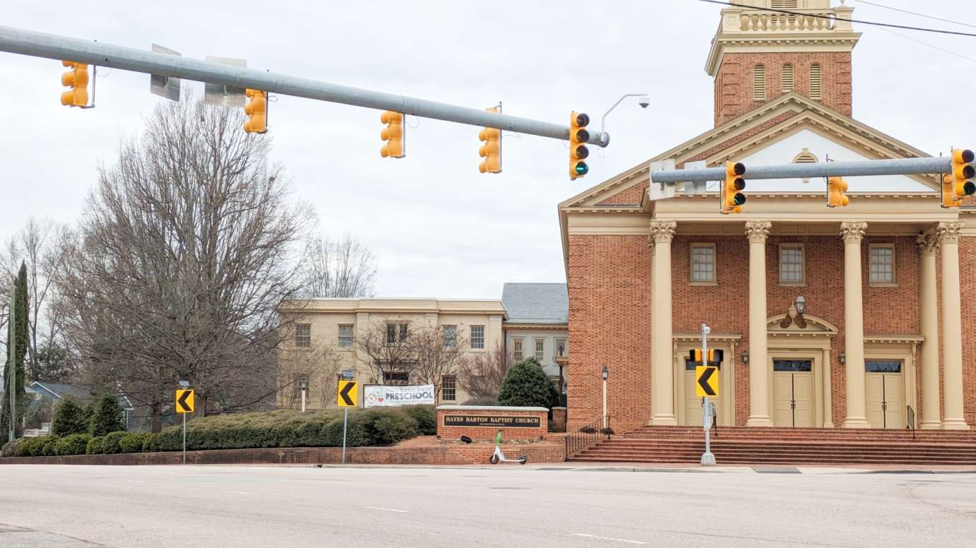 New five point street improvements