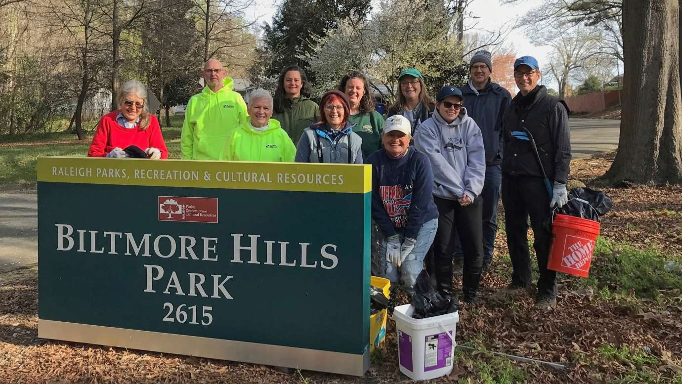 Wake County Audubon Society Cleanup Volunteers