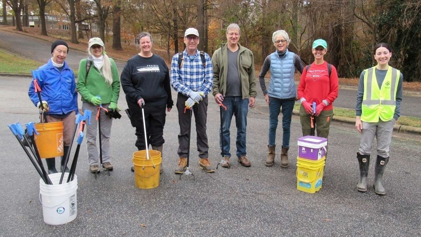 Wake County Audubon Society Cleanup Volunteers