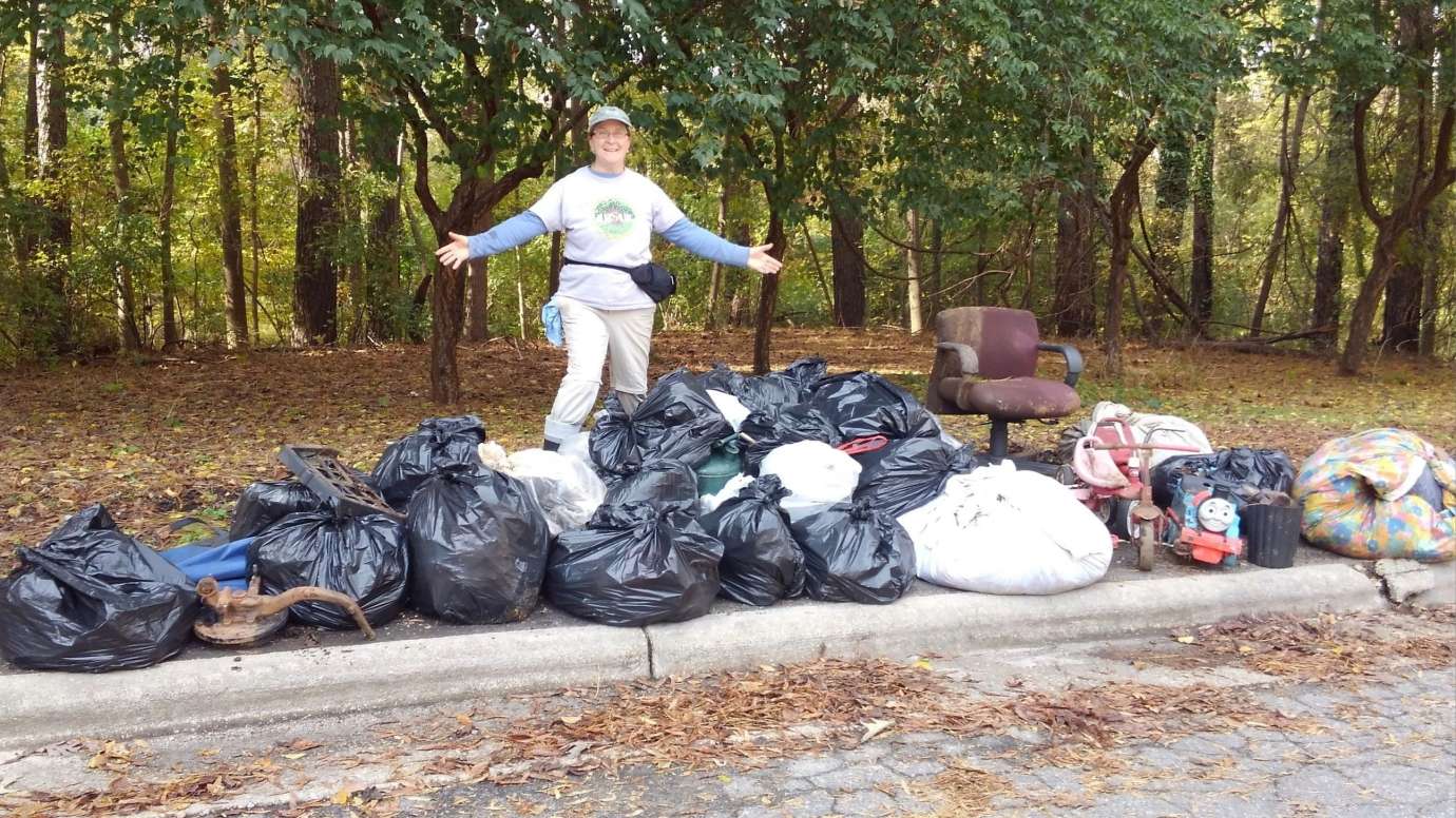 Wake County Audubon Society Cleanup Volunteers