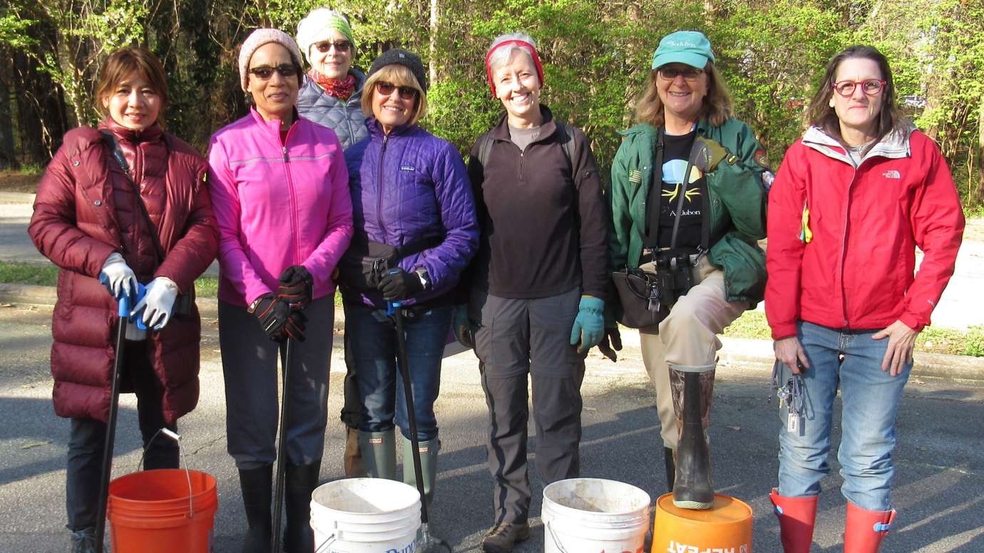 Wake County Audubon Society Cleanup Volunteers