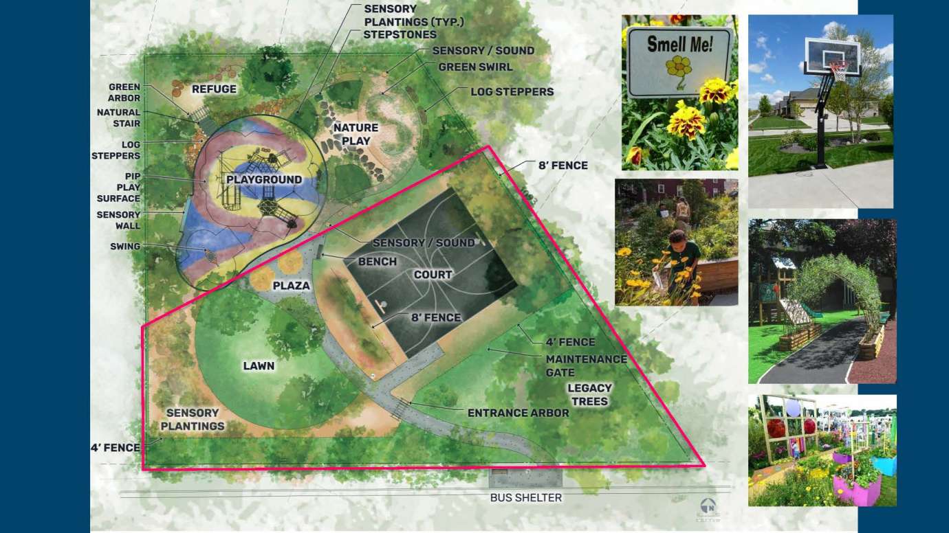 A rendering of Caraleigh Park Improvements - Concept View B