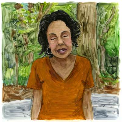 Artist rendering of Desiree Bolling