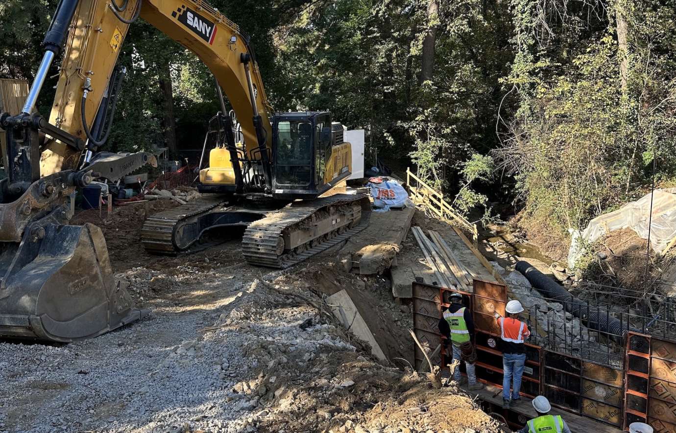 Saratoga Drive Stormwater Construction