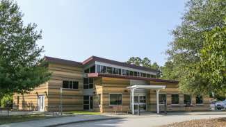 This is a picture of the front of the building of the Anne Gordon Center for Active Adults.