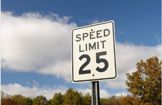 speed limit sign