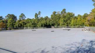 A large open inline rink for skating at Marsh Creek