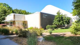 Exterior shot of Optimist Park pool