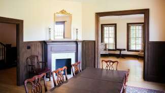 Interior room of the borden building 