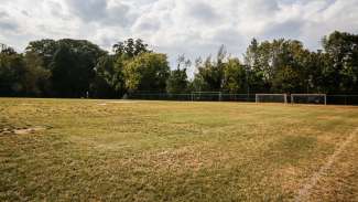 A large open field used for various sports and activities 