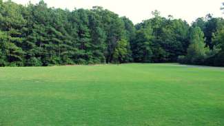 A large open field used for games, sports and activities 