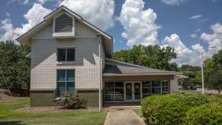 The exterior of the John P Top Greene Community Center