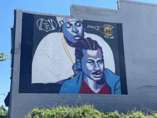 Ann and Allen Iverson Mural