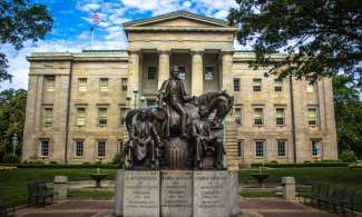 Exterior of North Carolina State Capitol 