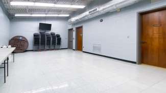 A smaller open space meeting room at Tarboro Road 