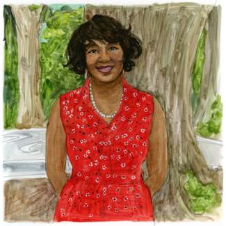 Artist rendering of Karyn C. Thomas