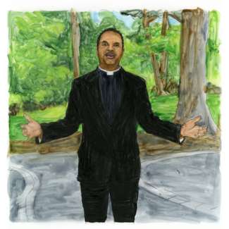 Artist rendering of Rev. Robert Jemonde Taylor